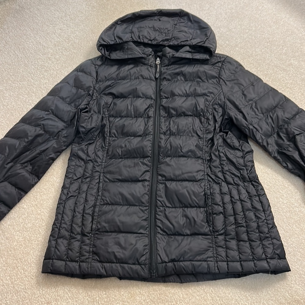 Black Light Puffer Down Winter Jacket - image 2
